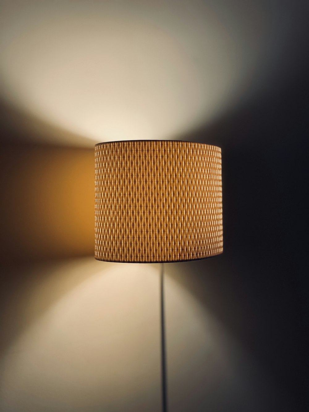 brown lampshade