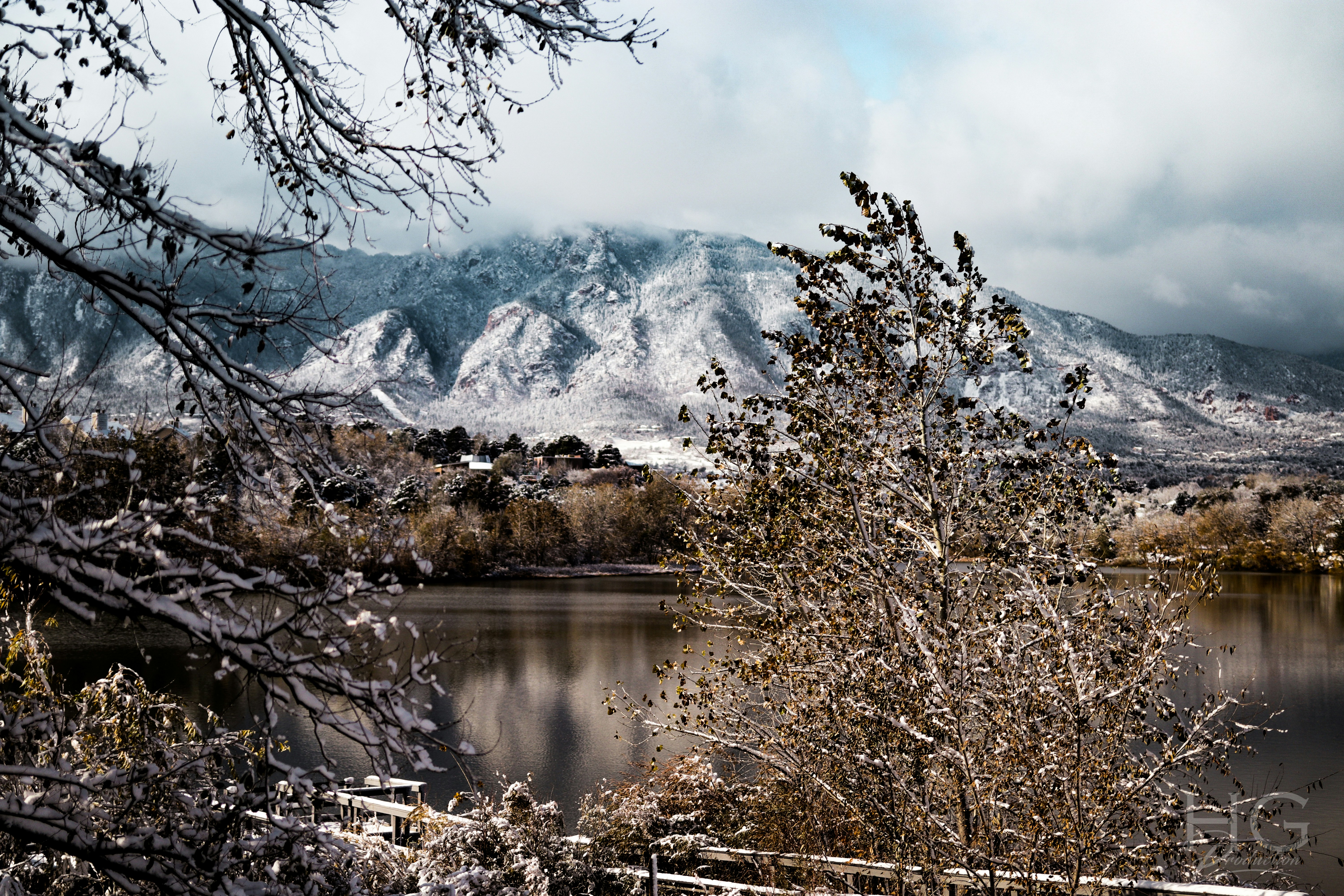 snow covered mountain