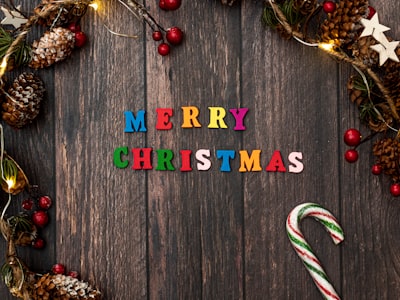 merry christmas signage merry teams background