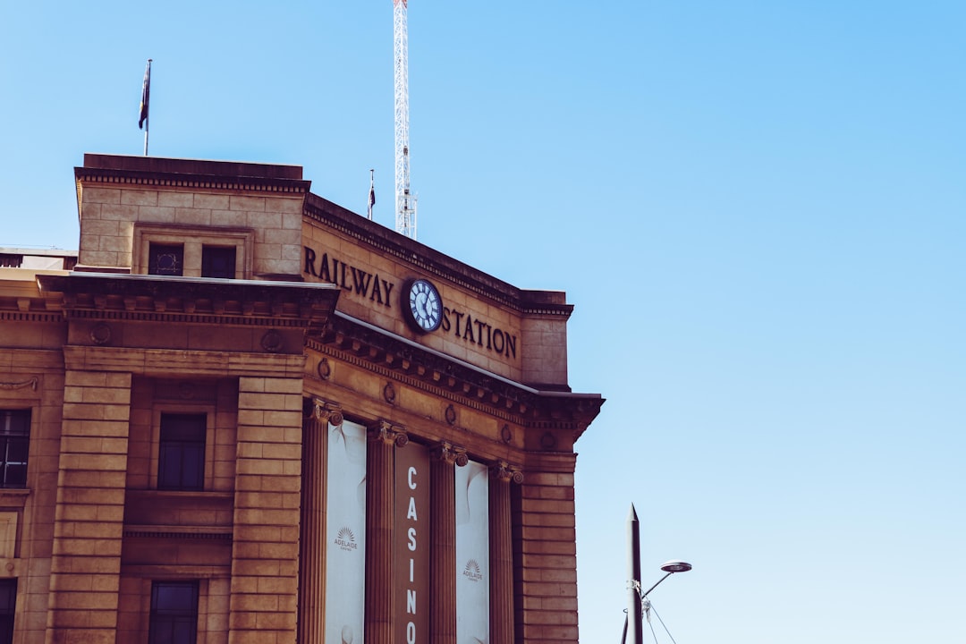 Landmark photo spot Adelaide Railway Station St Peter's Cathedral