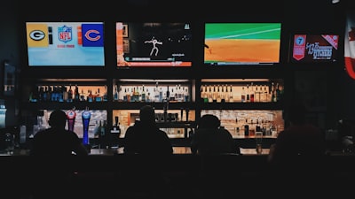 Sport kijken op groot scherm