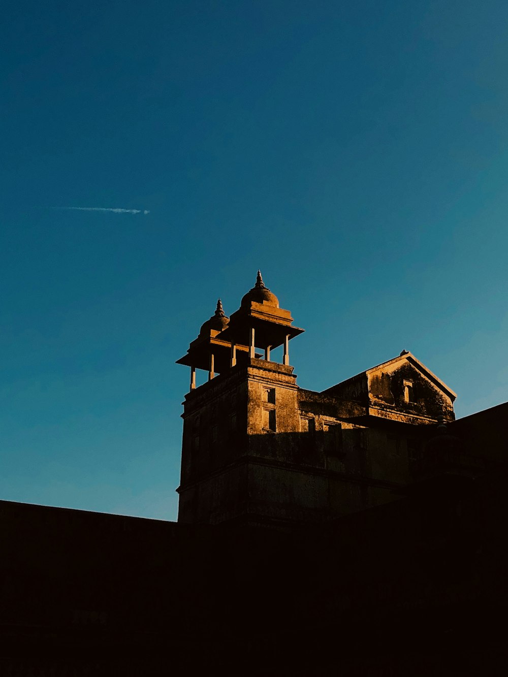 silhouette of building