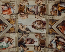 ceiling art of Sistine Chapel