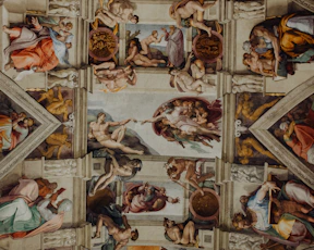 ceiling art of Sistine Chapel