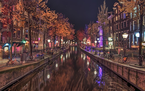 canal in city