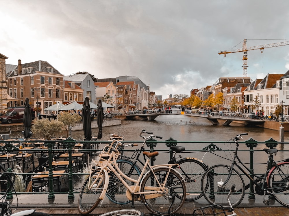 bikes on bridge