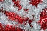 A festive scene featuring girls with shimmering hair tinsel.