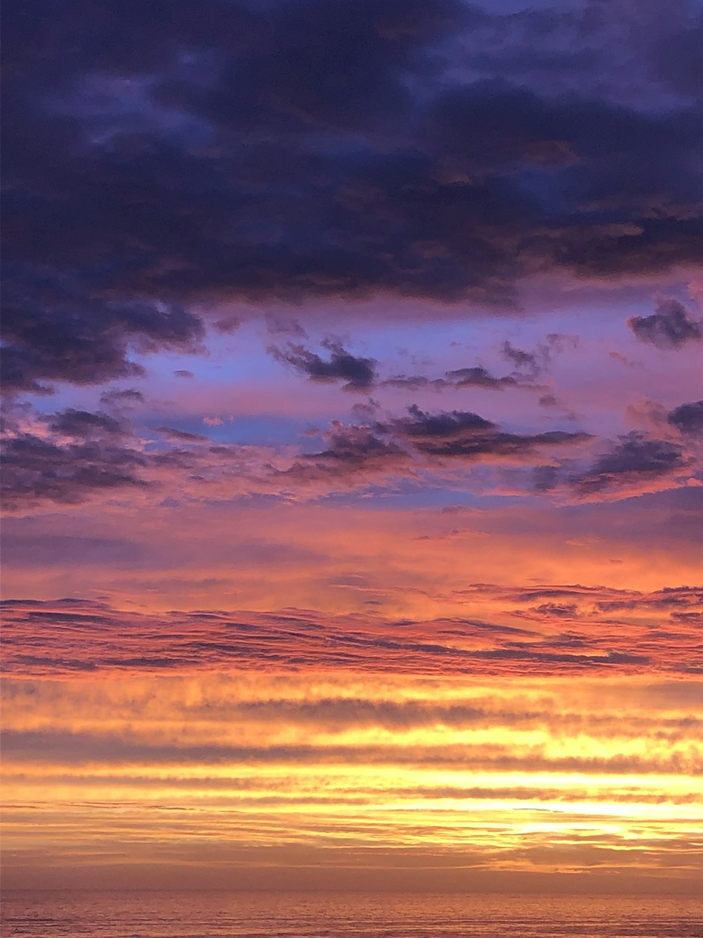 sky during sunset