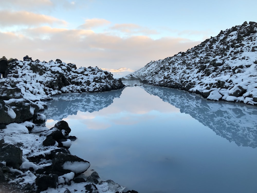 view photography of lake and moutain