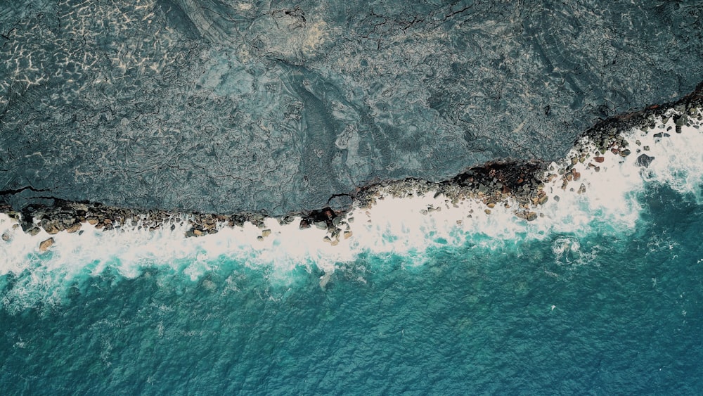 aerial photo of ocean during daytime