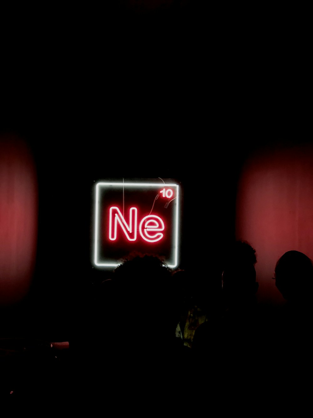 Ne neon signage