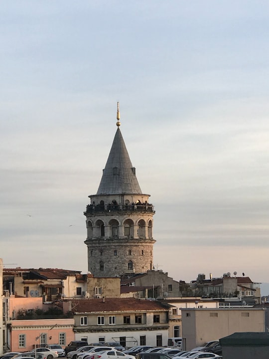 gray concrete building at daytime in Galata Tower Turkey
