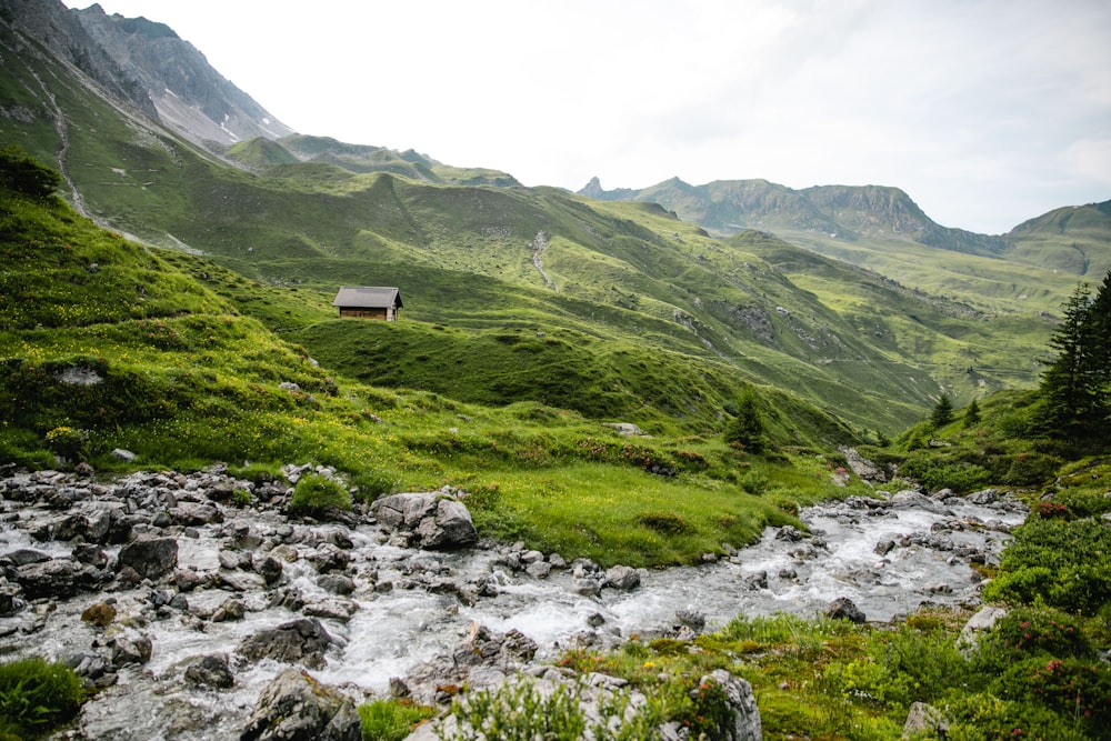 green mountains