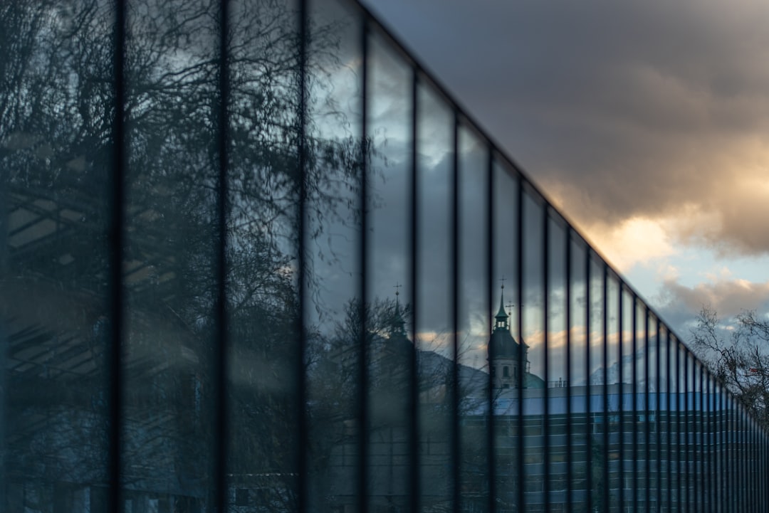 black metal fence