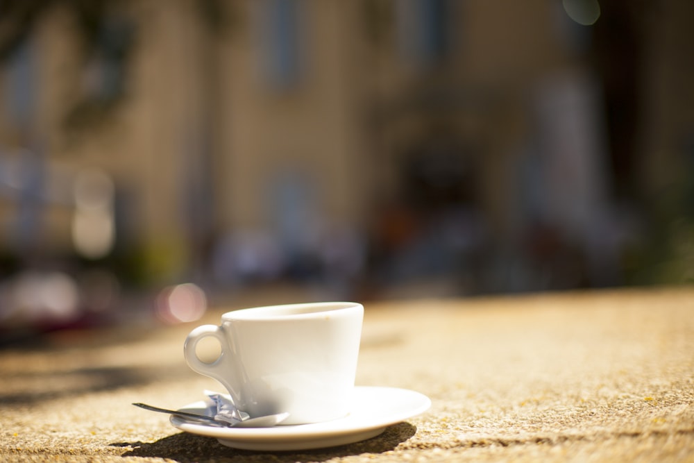 white ceramic mug