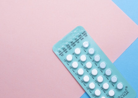 white medication pill blister package