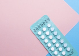 white medication pill blister package