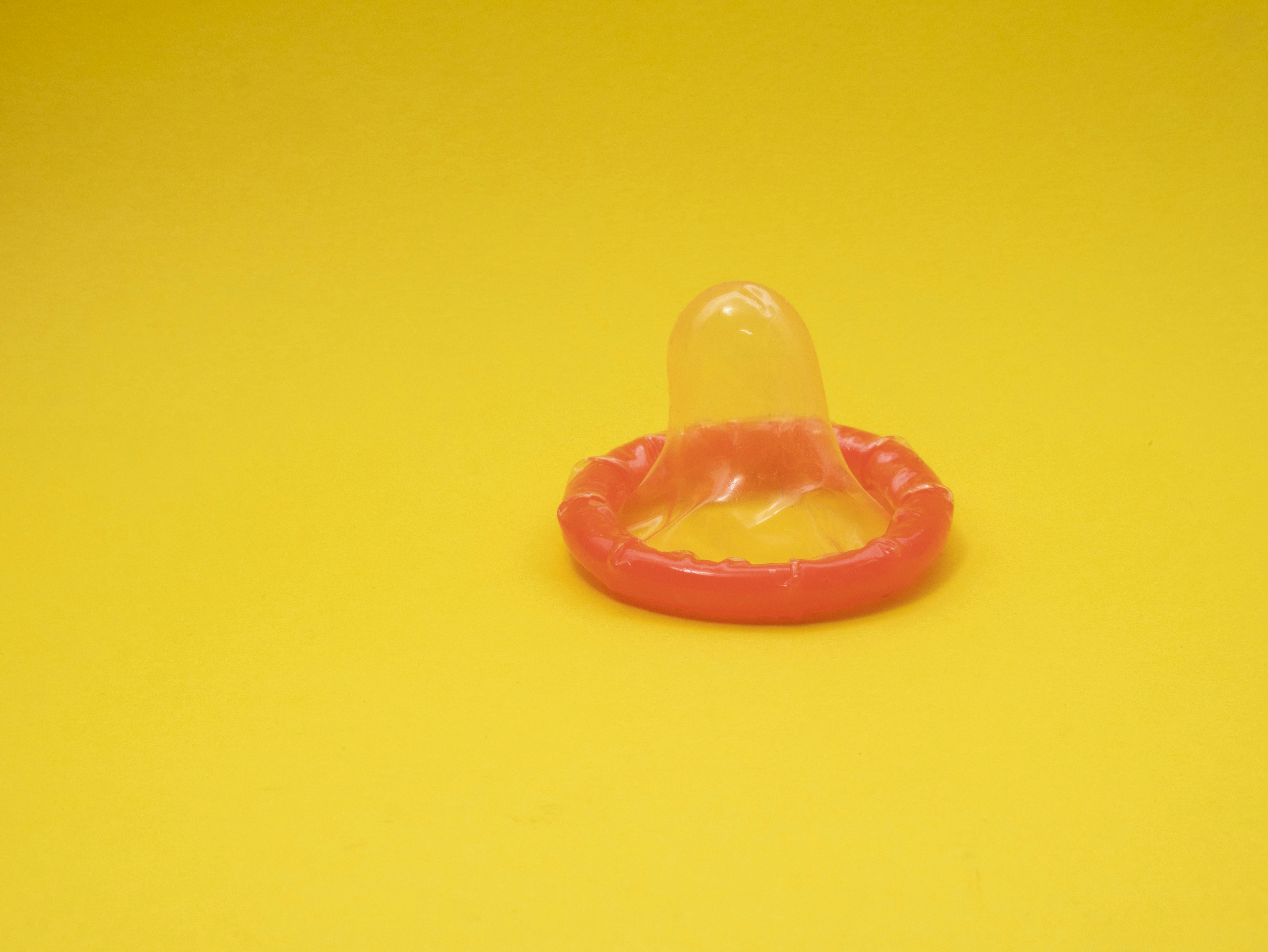 orange condom