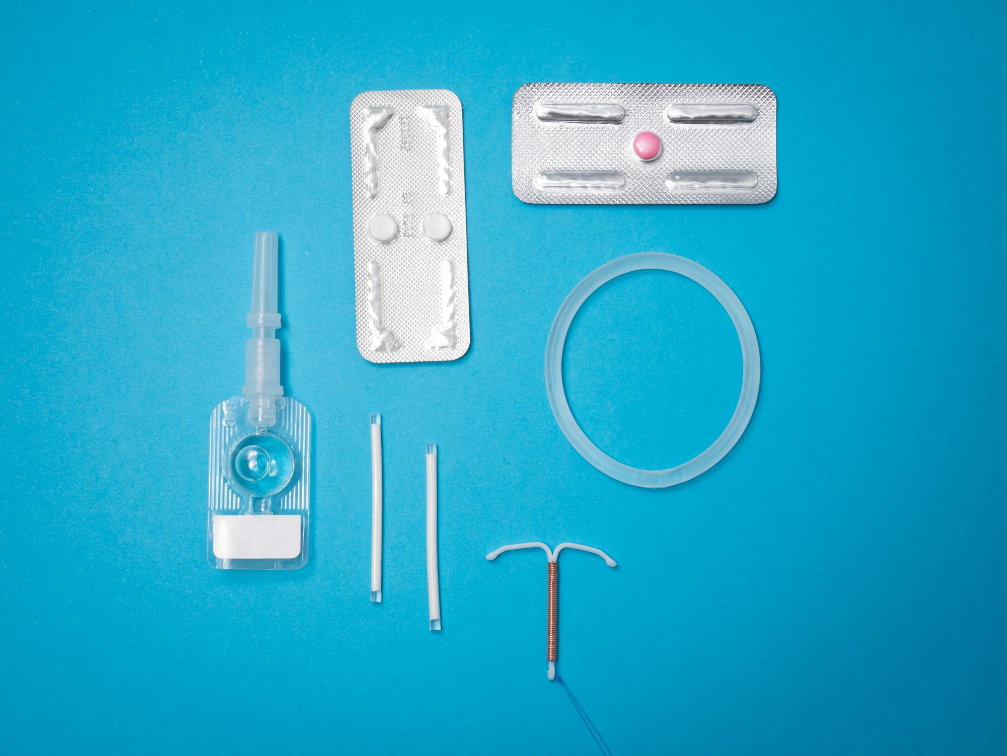 Selection of reproductive health supplies: DMPA, Implants, Emergency Contraceptives, IUD, Vaginal ring