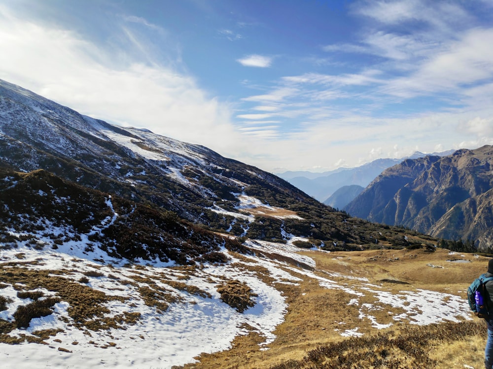 landscape photography of mountain