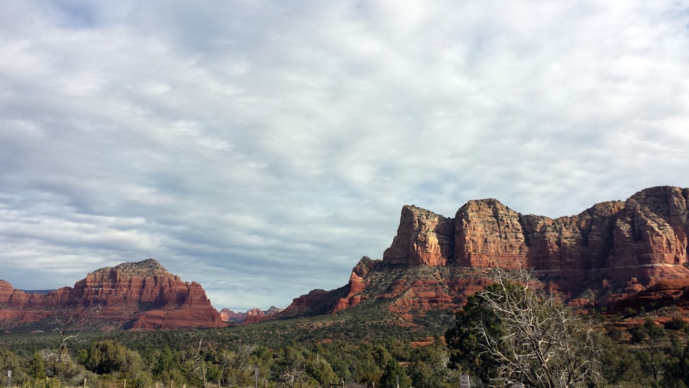 landscape photography of mountain