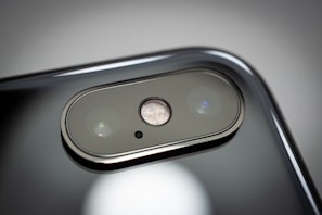 space gray iPhone X