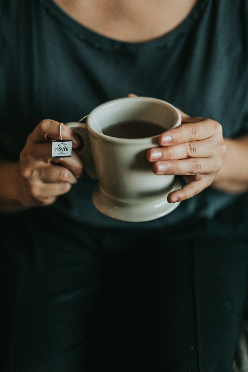 white mug