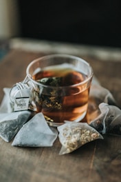 shallow focus photography cup of tea