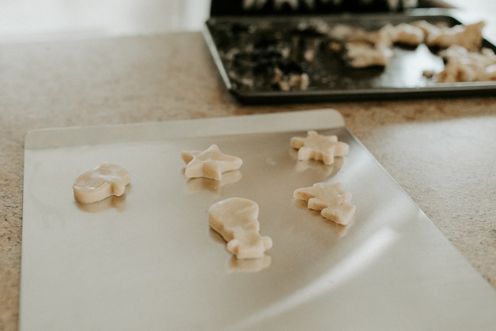 five star and Christmas tree cookies