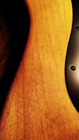 Close-up of a handcrafted wooden object with smooth, elegant curves in warm lighting.