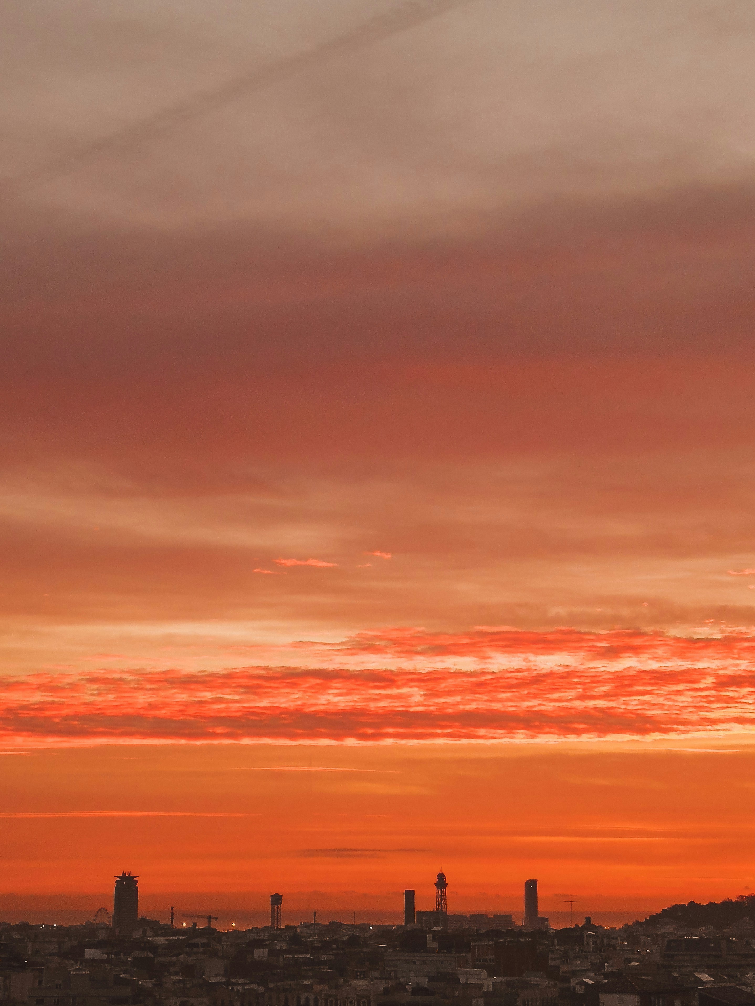 orange sky