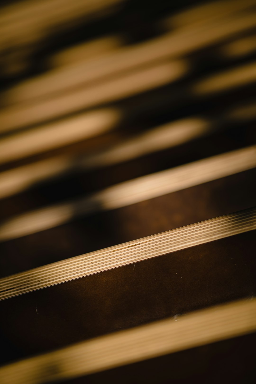 selective focus photography of black and white striped cloth