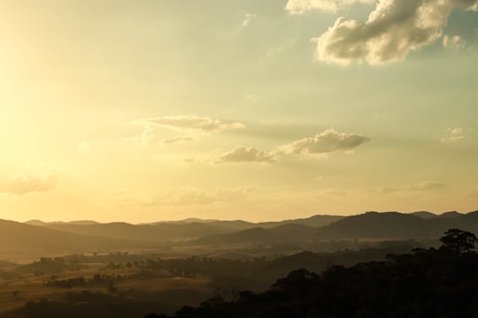 silhouette of mountain during daytime in Canberra ACT Australia