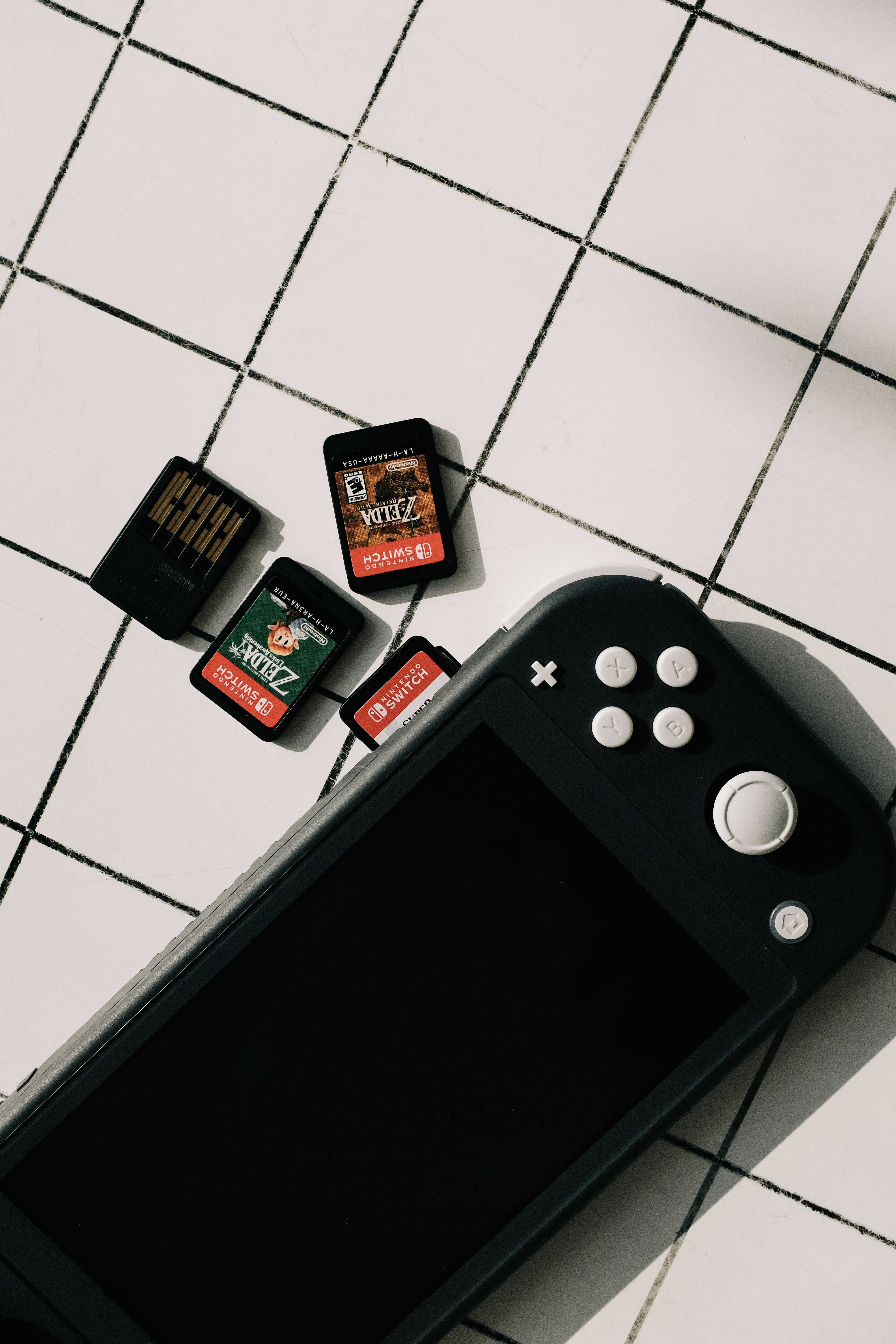 black game console