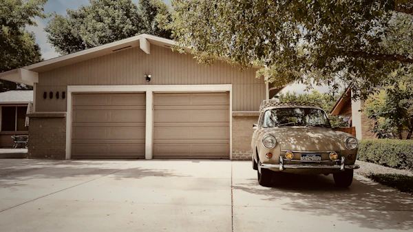 Garage Conversion Planning: white vehicle near tree