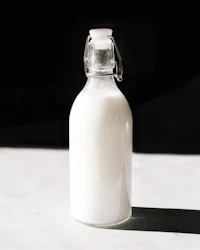 Fresh milk bottle