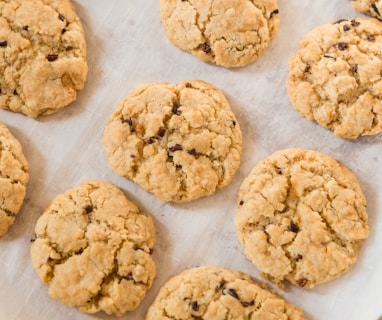 baked cookies on tray