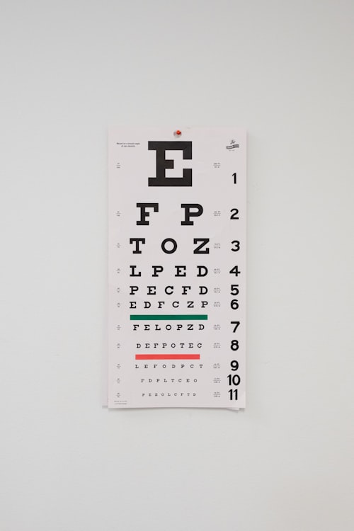 Optometrist conducting an eye examination at Brophy's Opticians Fairview Dublin