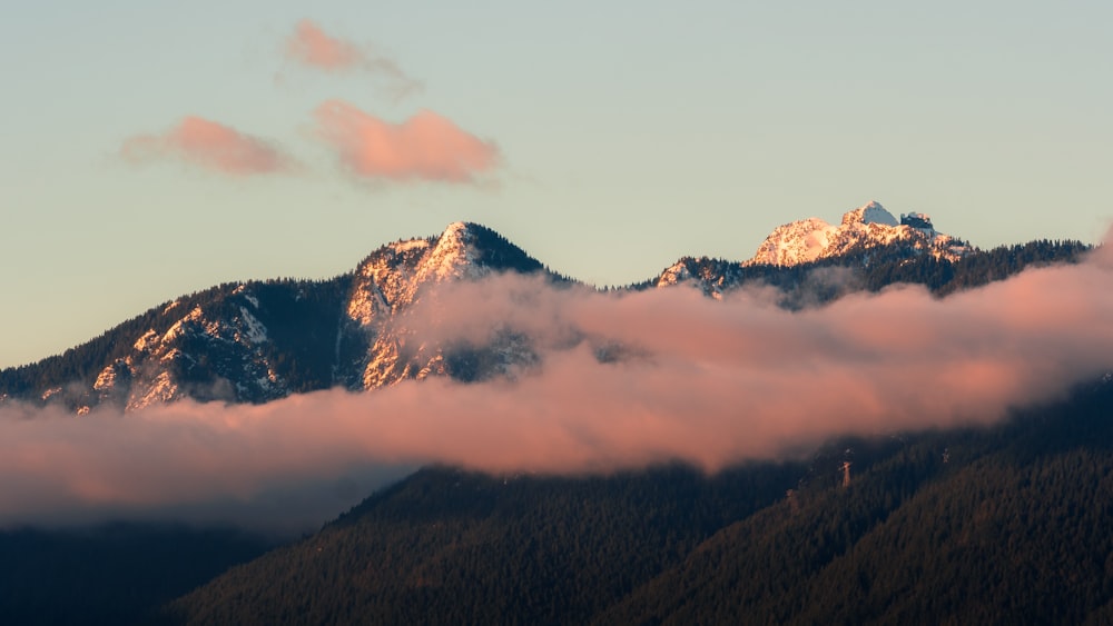 snow capped mountains during daytime