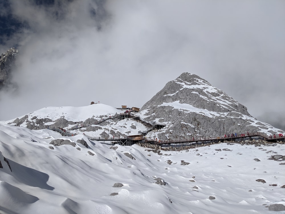 snow-covered mountain