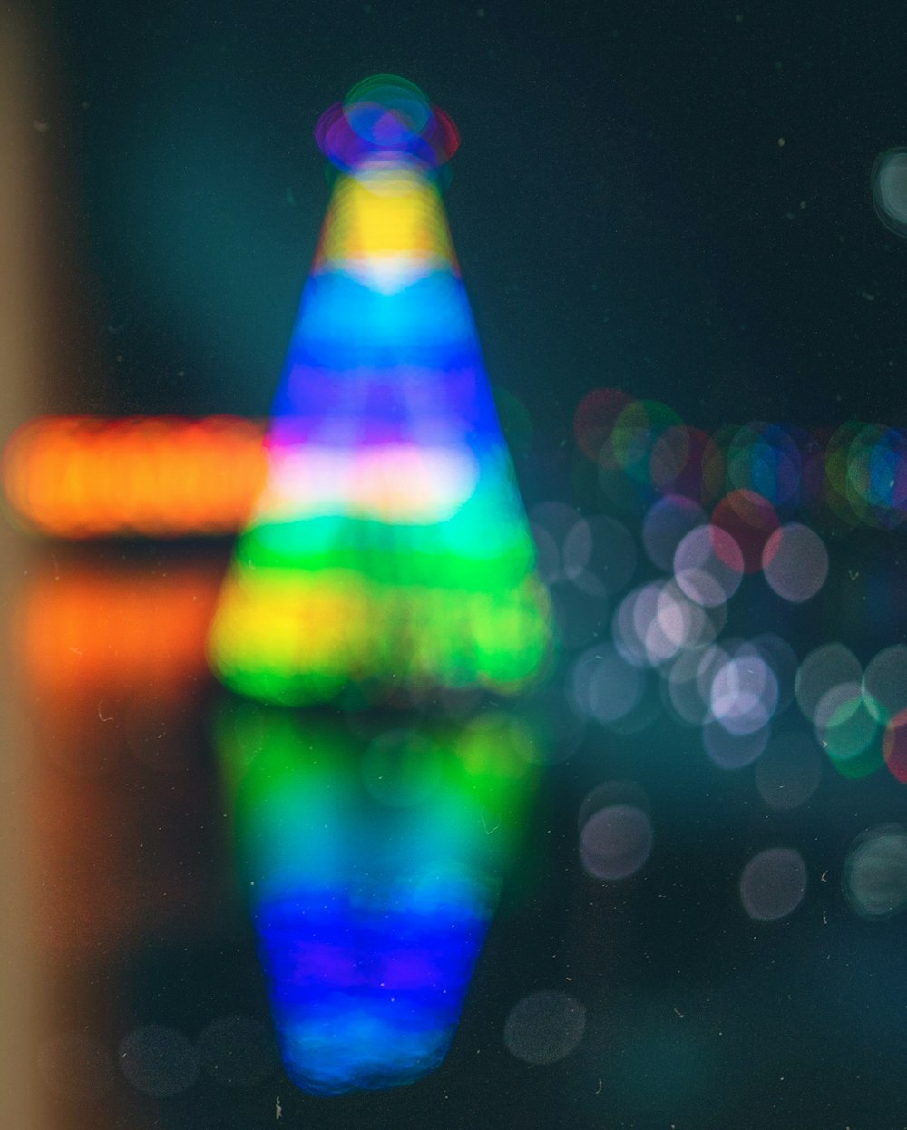 multicolored bokeh lights