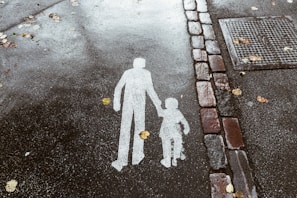 brown concrete pavement