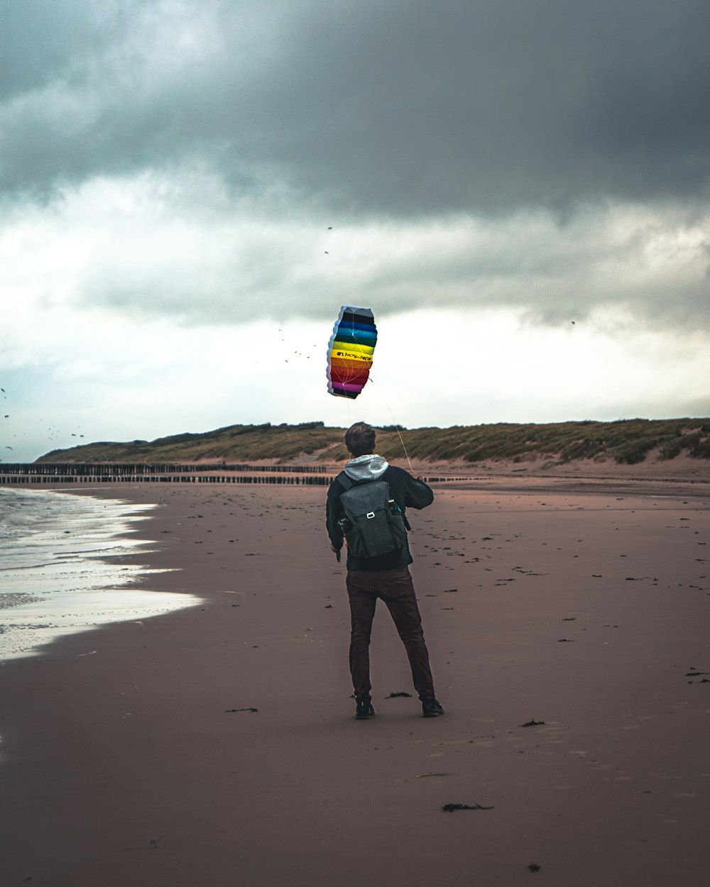 man near ocean