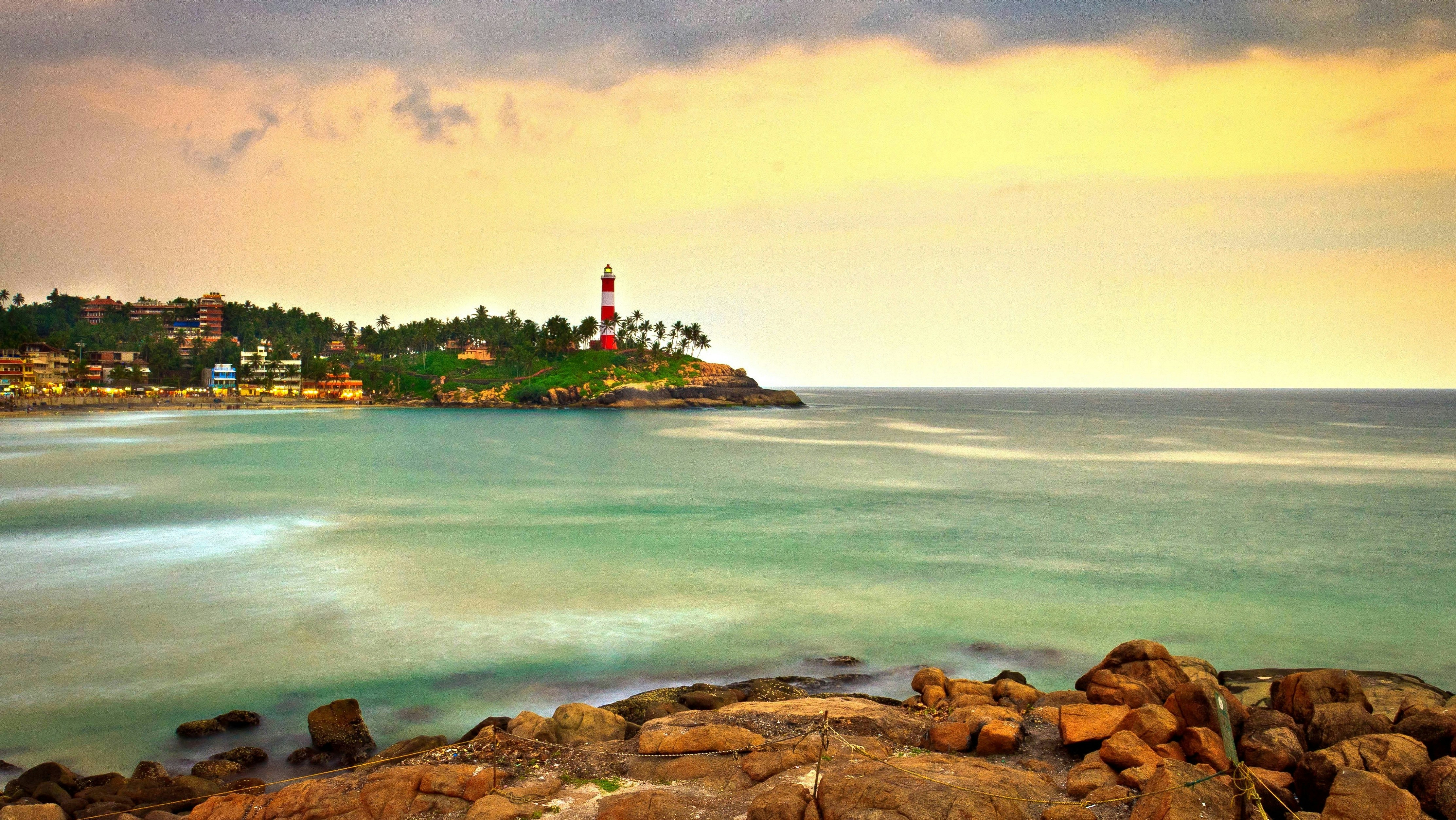 Lighthouse Beach in Kovalam