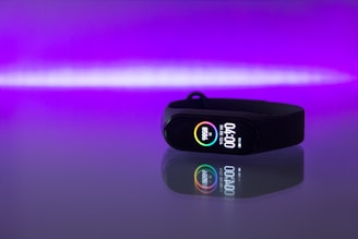 black Xiaomi Mi fitness tracker