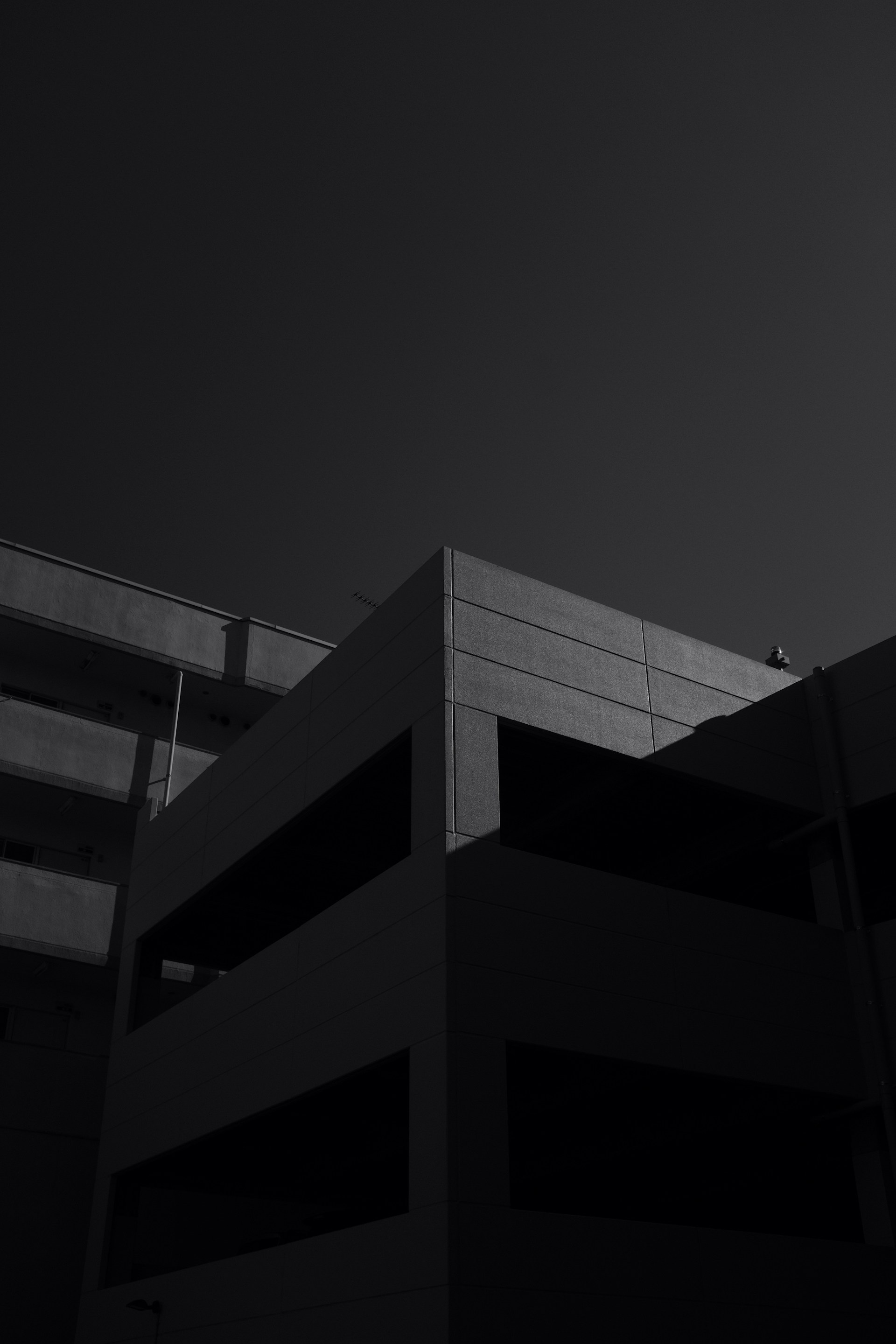 greyscale photo of bunk bed