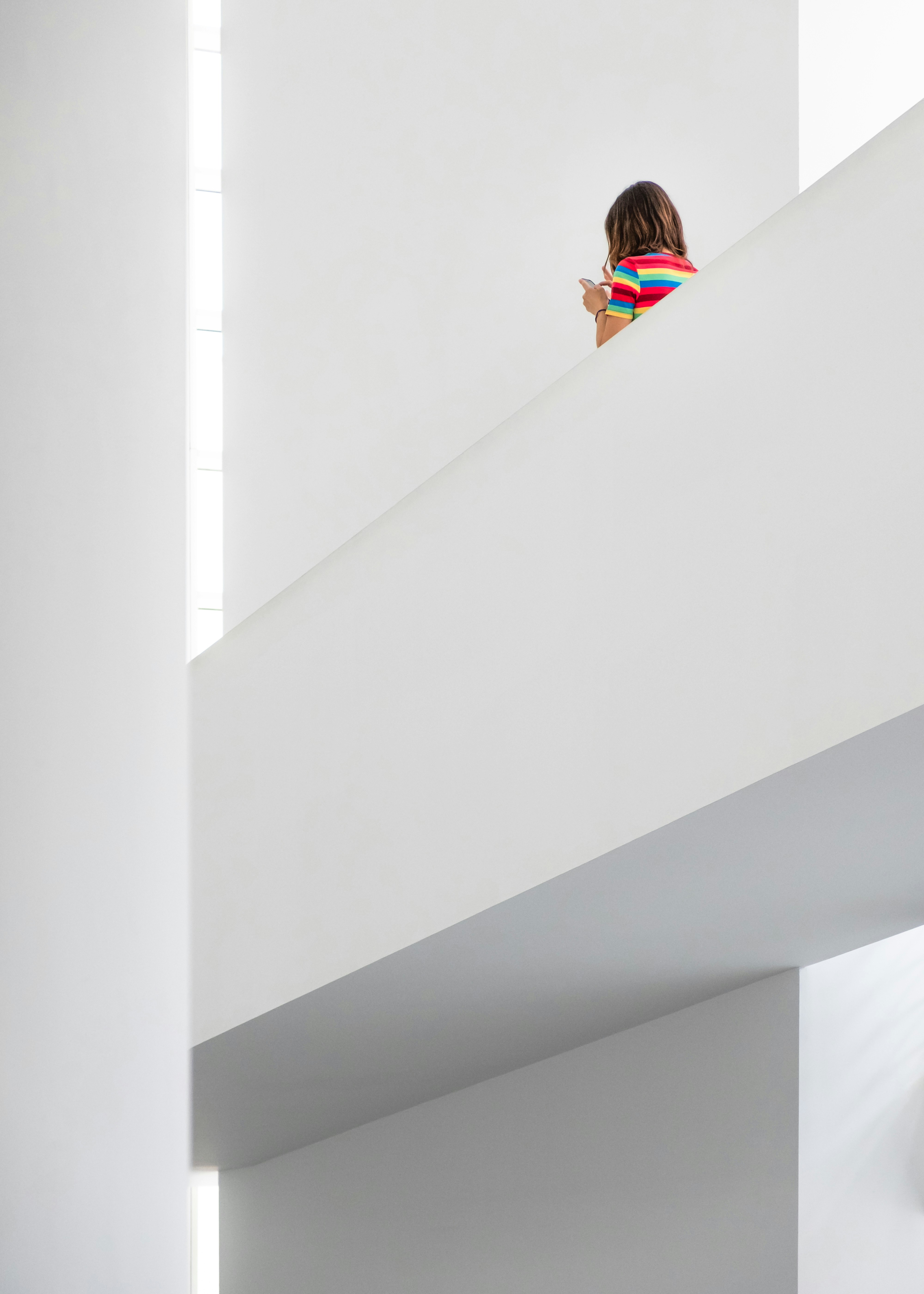 Girl at a museum.