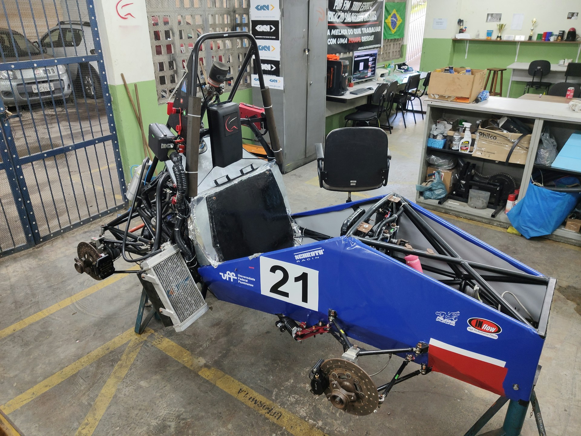 woman wearing yellow long-sleeved dress under white clouds and blue sky during daytime