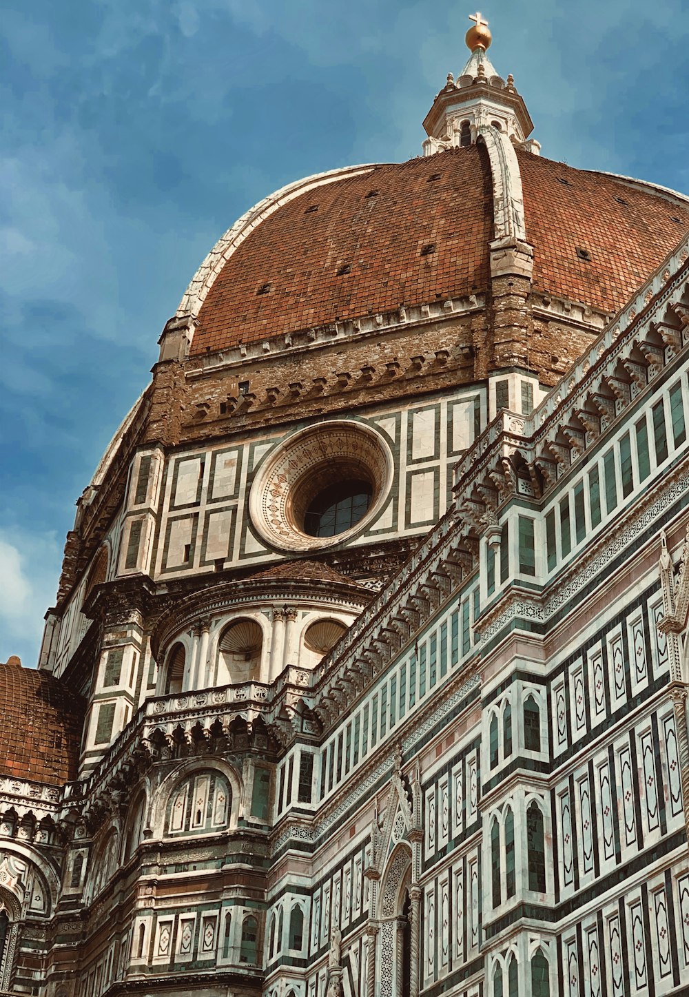 architectural photography of brown and white cathedral