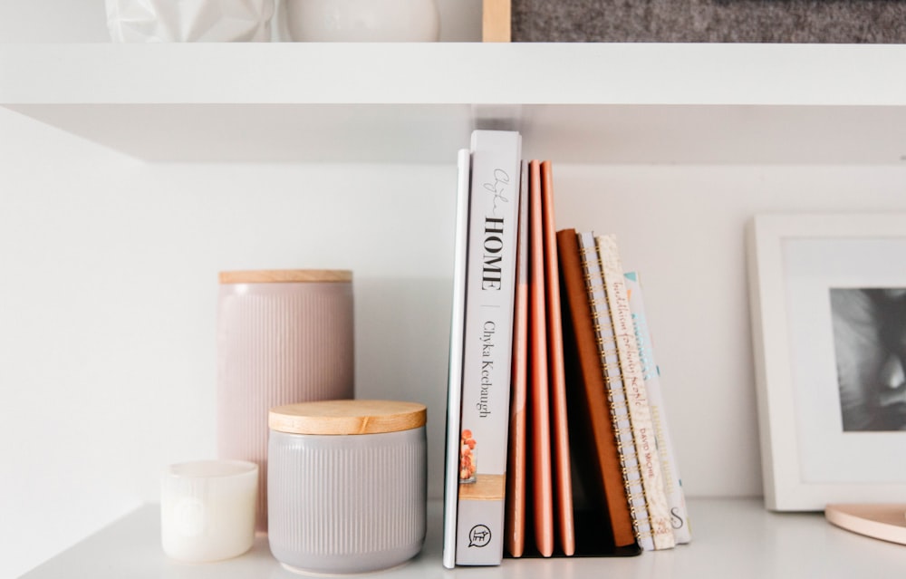 books in shelf